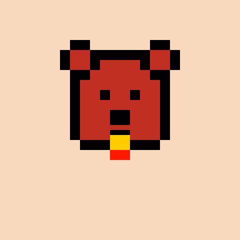 Pixel Bear #68204