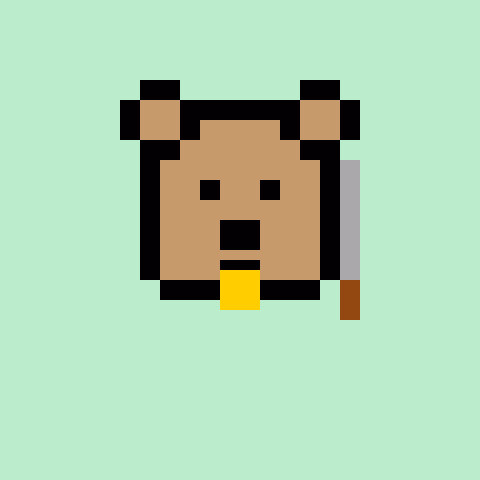 Pixel Bear #38630