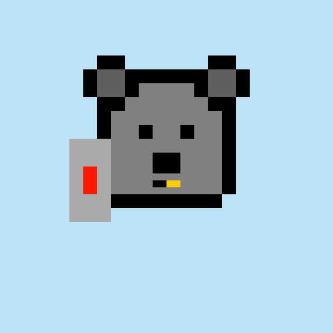 Pixel Bear #17684