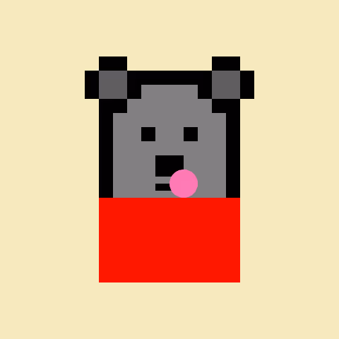 Pixel Bear #52319