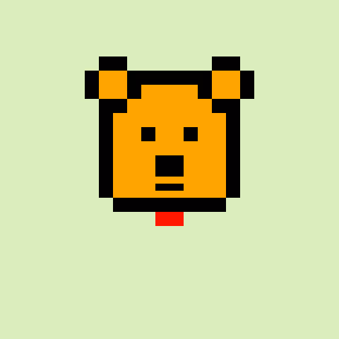 Pixel Bear #8757