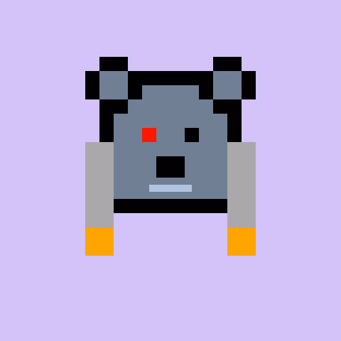 Pixel Bear #34789