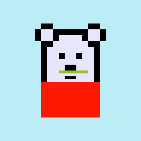 Pixel Bear #54645