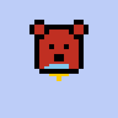 Pixel Bear #73950