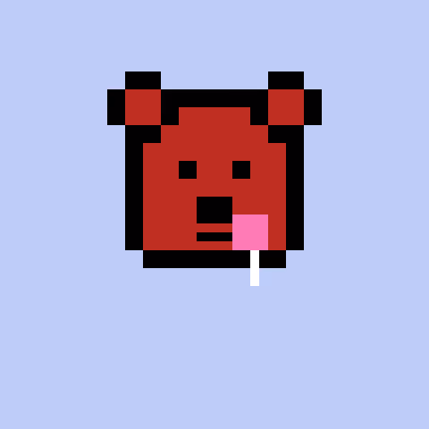 Pixel Bear #42098