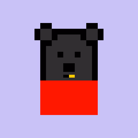 Pixel Bear #52528