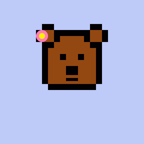 Pixel Bear #27359