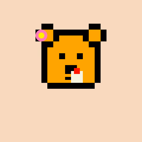 Pixel Bear #59626
