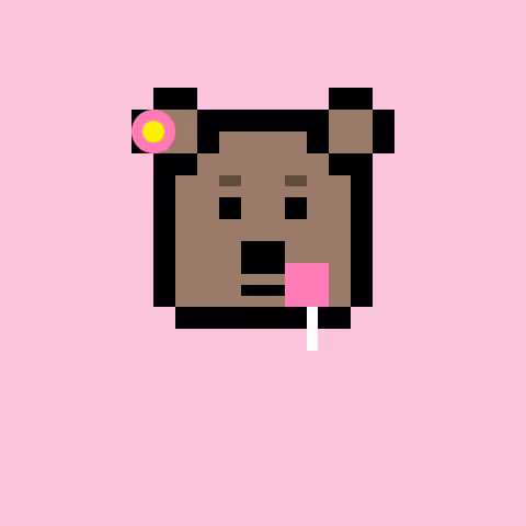 Pixel Bear #30064