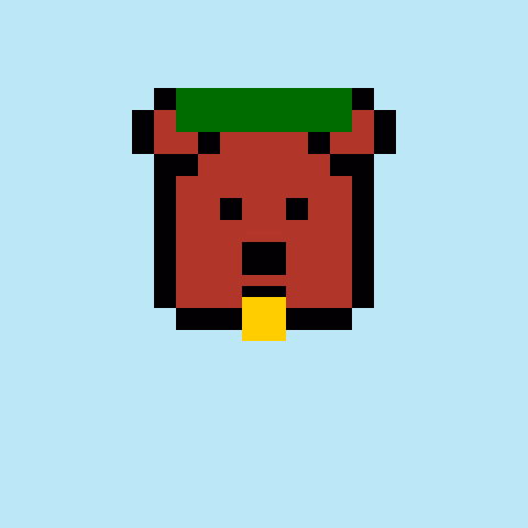 Pixel Bear #52857
