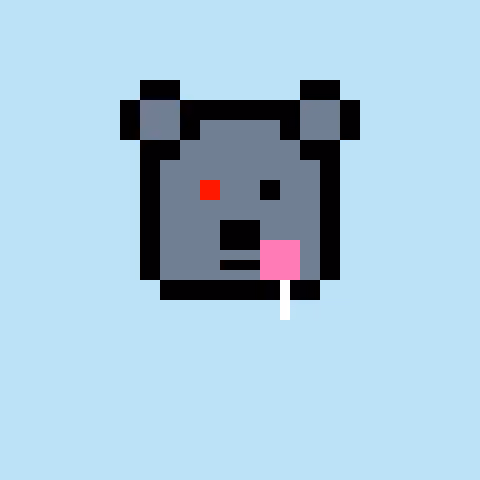 Pixel Bear #39319