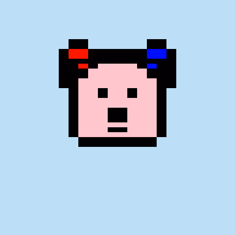 Pixel Bear #17496