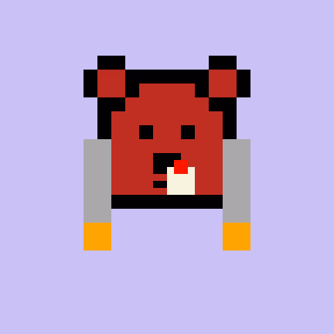 Pixel Bear #34226
