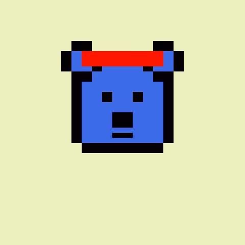 Pixel Bear #13891