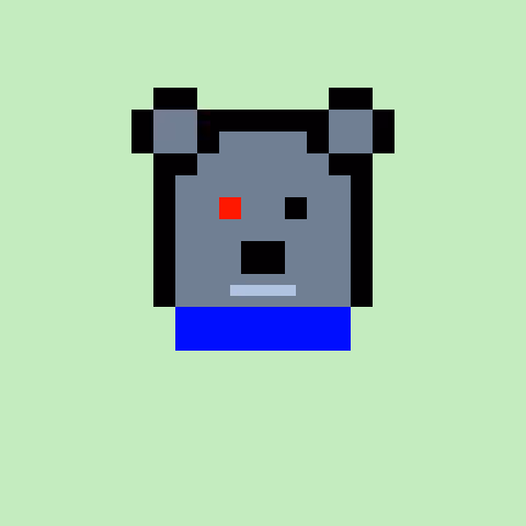 Pixel Bear #36321