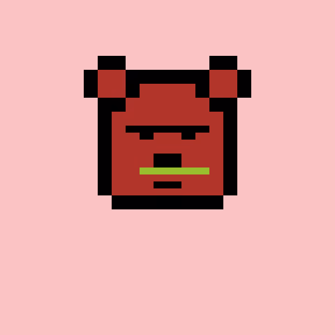 Pixel Bear #41679