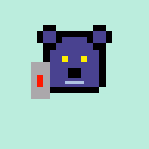 Pixel Bear #3042