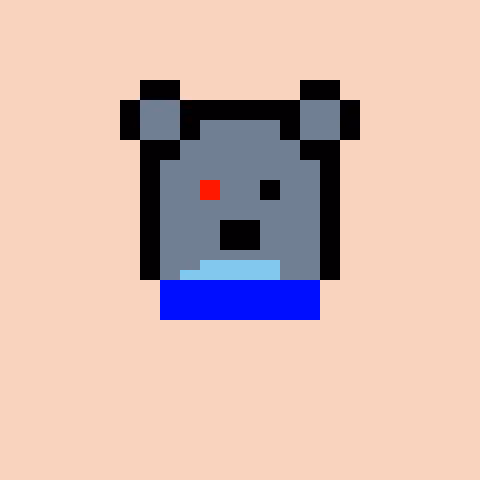 Pixel Bear #8934