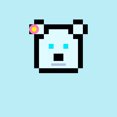 Pixel Bear #65579