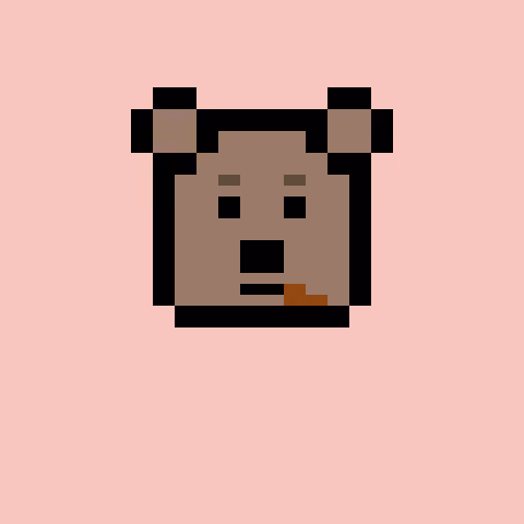 Pixel Bear #43509