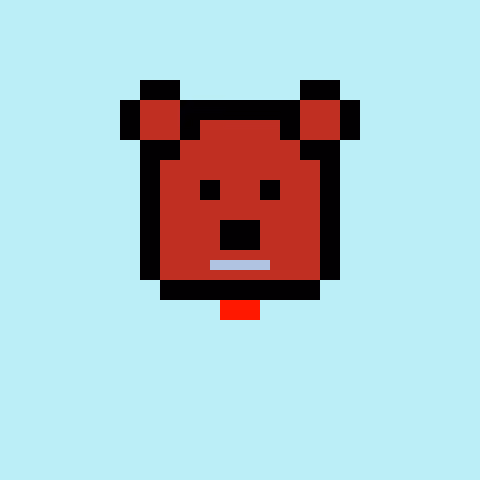 Pixel Bear #22601