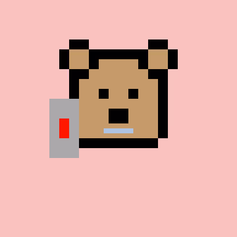 Pixel Bear #77706