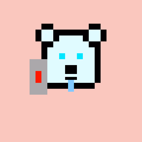Pixel Bear #34597