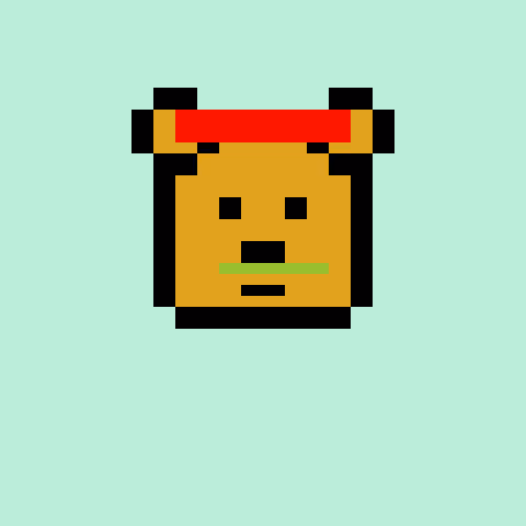 Pixel Bear #18693