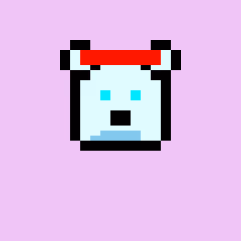 Pixel Bear #68437
