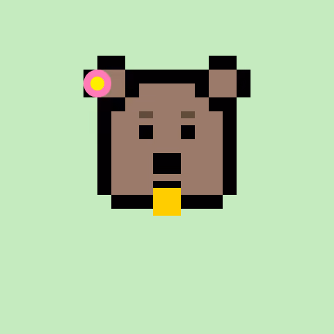 Pixel Bear #55991