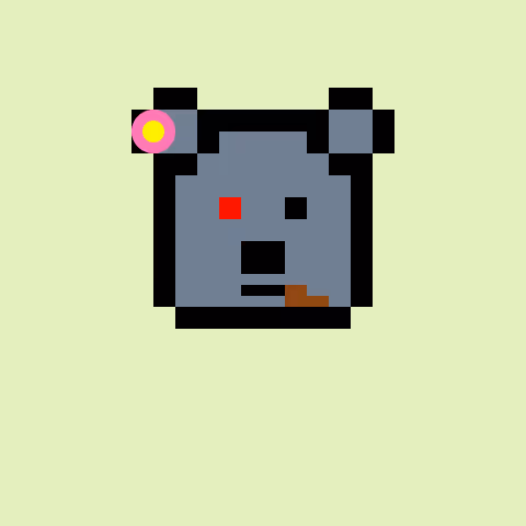 Pixel Bear #26060