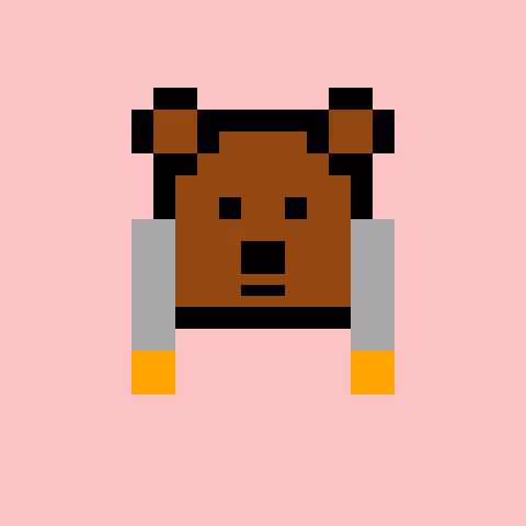 Pixel Bear #25578