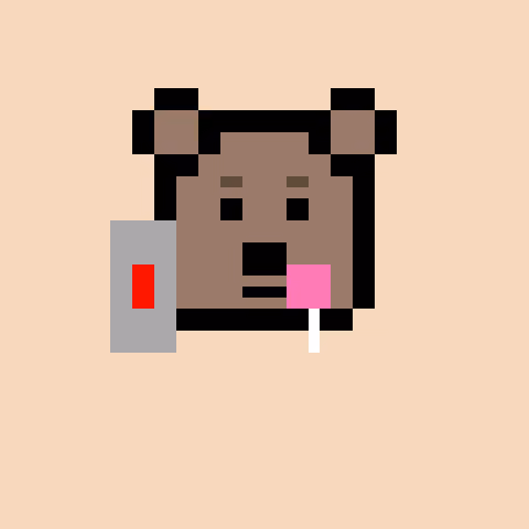 Pixel Bear #3309