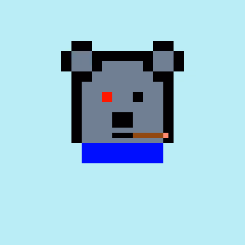 Pixel Bear #58024