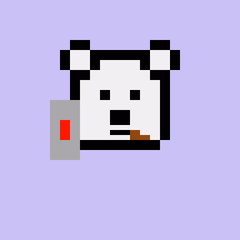 Pixel Bear #64447