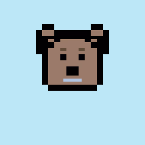 Pixel Bear #43365