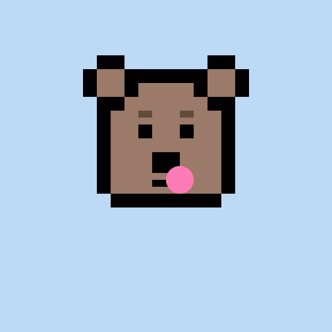 Pixel Bear #25437