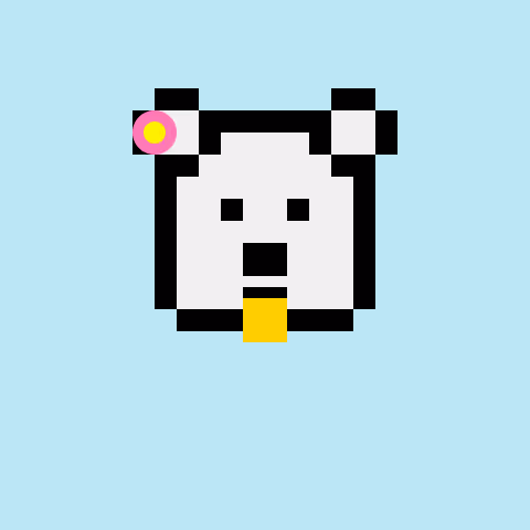 Pixel Bear #60558