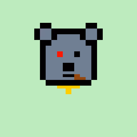 Pixel Bear #42477