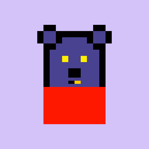 Pixel Bear #29187