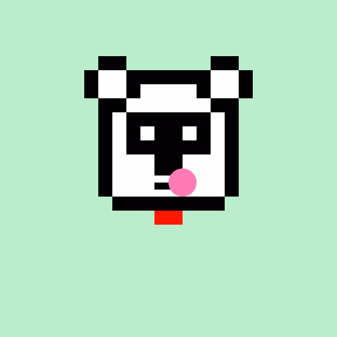 Pixel Bear #14445