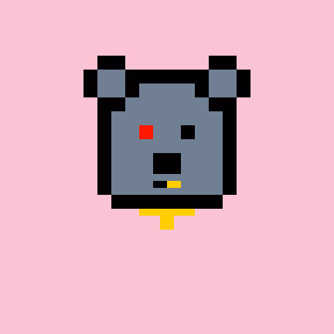 Pixel Bear #64621