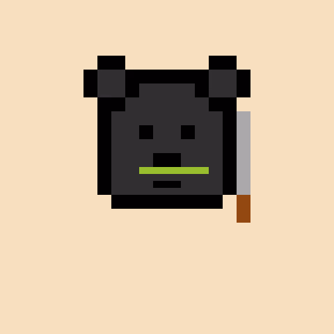 Pixel Bear #54125