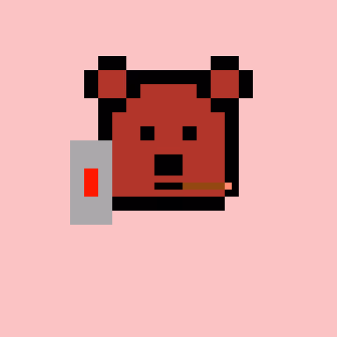 Pixel Bear #9216