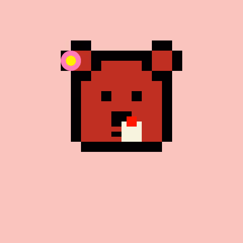 Pixel Bear #64959