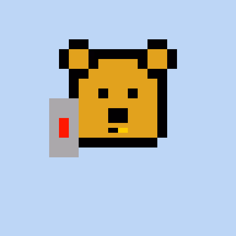 Pixel Bear #28069