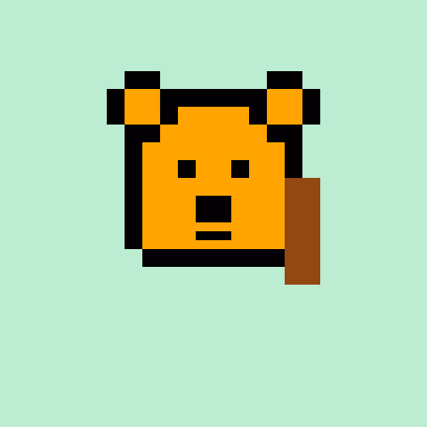 Pixel Bear #18620
