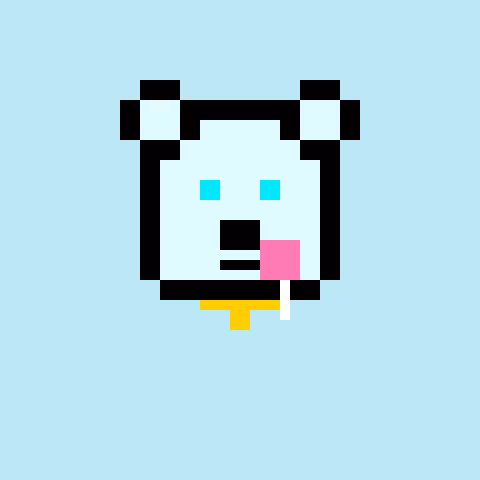 Pixel Bear #19385