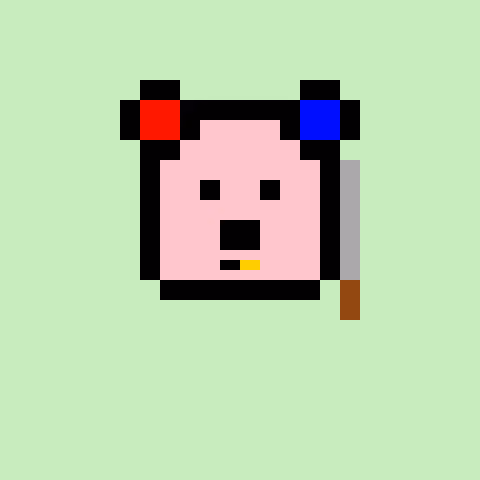 Pixel Bear #44370