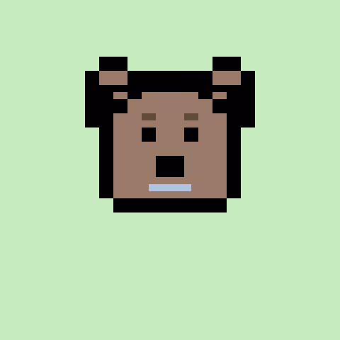 Pixel Bear #19291